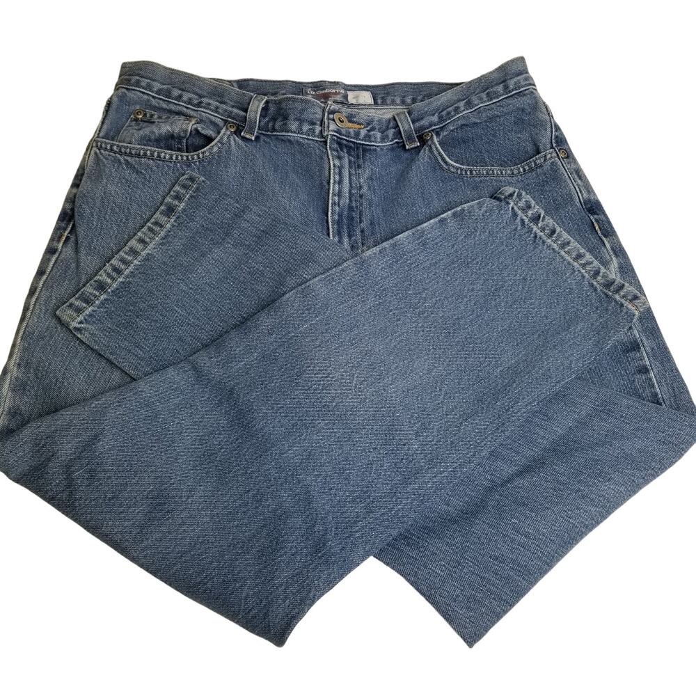 Liz Claiborne Lizwear Vintage Blue Denim Jeans Slim Fit Very Good! Size 14 P